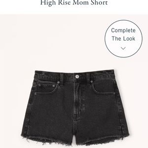 Abercrombie & Fitch High Rise mom shorts